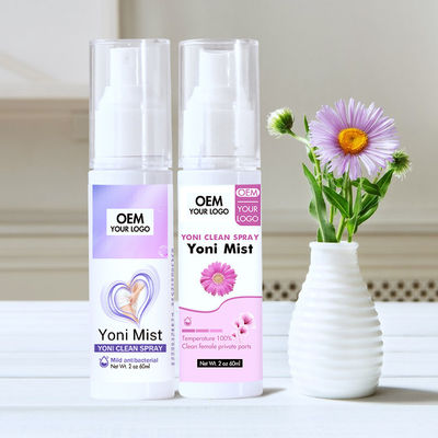 Ιδιωτική Ετικέτα 60ML Φυτική Οργανική Yoni Mist για καθαρισμό ισορροπίας PH 100% φυσική