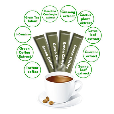 Καφέ Ganoderma 10g*10 σκόνη αντικατάστασης στιγμιαίων γευμάτων για φυσικό έλεγχο βάρους