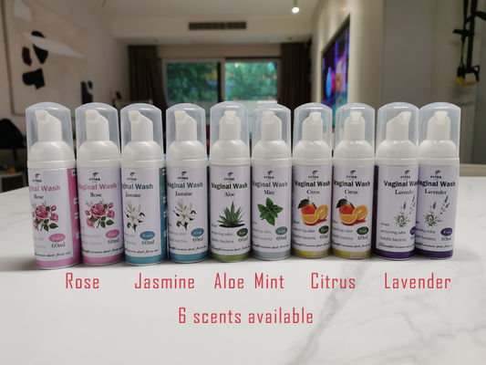 60ML ιδιωτική ετικέτα γυναικεία υγιεινή πλύση για καθαρισμό κόλπου 2022 Hot Seller