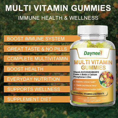 60 Gummies Multi Vitamin Ιδιωτική Ετικέτα Συμπλήρωμα διατροφής για την ενίσχυση του ανοσοποιητικού συστήματος