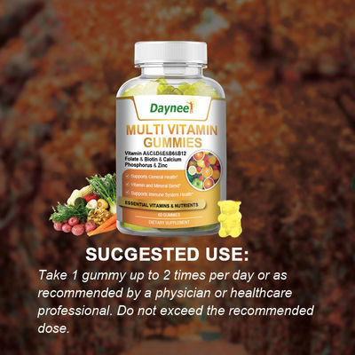 60 Gummies Multi Vitamin Ιδιωτική Ετικέτα Συμπλήρωμα διατροφής για την ενίσχυση του ανοσοποιητικού συστήματος