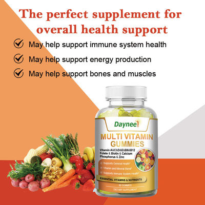60 Gummies Multi Vitamin Ιδιωτική Ετικέτα Συμπλήρωμα διατροφής για την ενίσχυση του ανοσοποιητικού συστήματος
