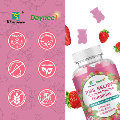 Ρυθμίζουν την εμμηνόρροια Gummy OEM Womb Detox Yoni Gummies 3g * 60 Sandwich Diamond σχήμα