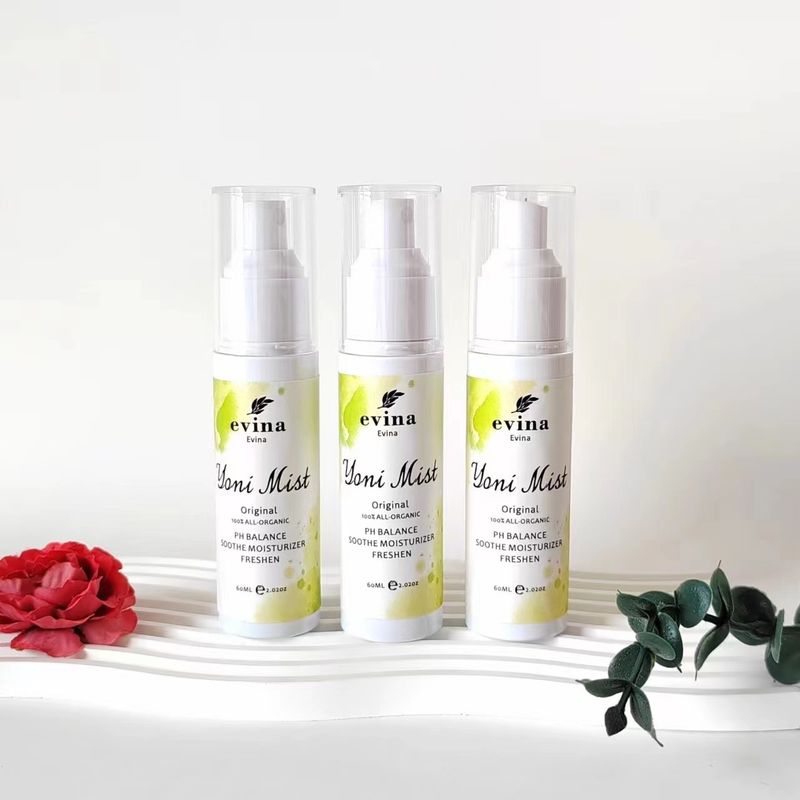 Ιδιωτική Ετικέτα 60ML Φυτική Οργανική Yoni Mist για καθαρισμό ισορροπίας PH 100% φυσική