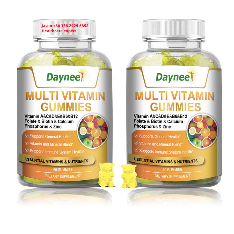 60 Gummies Multi Vitamin Ιδιωτική Ετικέτα Συμπλήρωμα διατροφής για την ενίσχυση του ανοσοποιητικού συστήματος